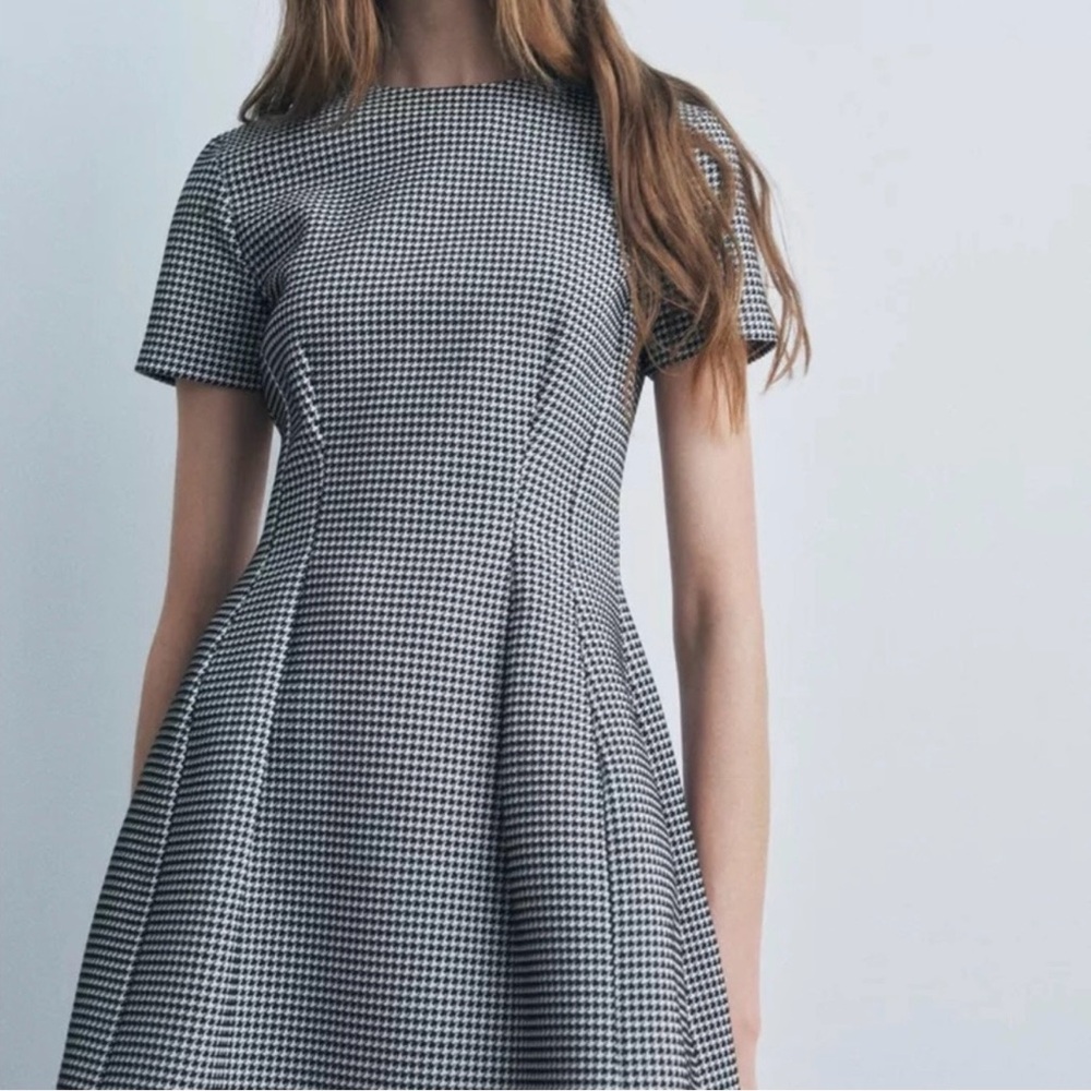 Zara Houndstooth Mini- Dress
